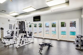 Beautiful fitness center