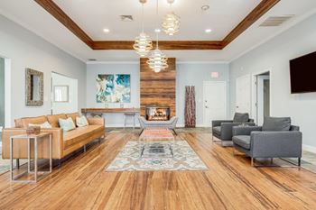 Clubhouse lounge area