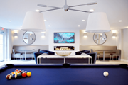 Westport apartment for rent - A pool table with a white ball on it.