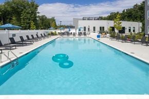 Kittery apartment for rent - Seacoast Residences' swimming pool and sundeck, Kittery, ME.