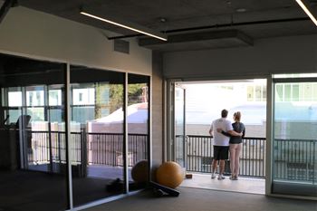 Separate yoga/pilates studio with a private terrace