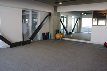 Separate yoga/pilates studio with a private terrace