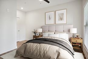 Hammond apartment for rent - a bedroom with a large bed and a window