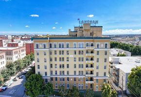 Los Angeles apartment for rent - Aerial view of building at The Langham Apartments, Los Angeles, CA