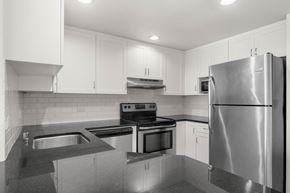 Los Angeles apartment for rent - Kitchen with cabinets at Grand Central Market Apartments, Los Angeles, CA, 90013