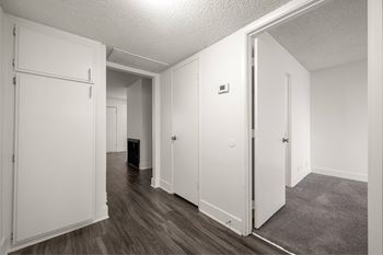 Vinyl plank flooring (select units)
