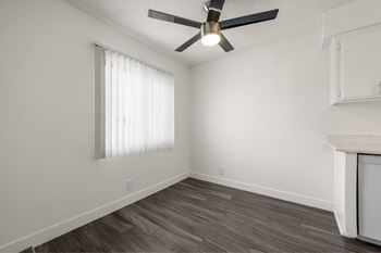 Vinyl plank flooring (select units)