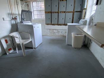 Full-size washer & dryer located in basement of front house for fh & ch