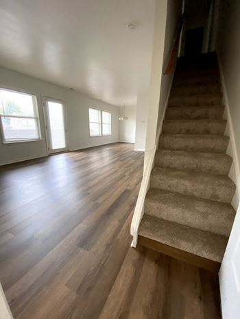 Wood-grain vinyl plank (check for flooring specifics)