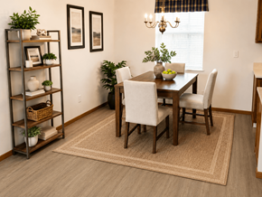 Zanesville apartment for rent - A dining room with a table and chairs.