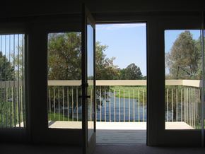 Lapeer apartment for rent - Beautiful 8 x 10 balcony over looking our lovely landscaped  property. Noticeably larger in comparison to our competitors.
