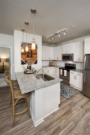 Duluth apartment for rent - model kitchen