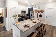 North Charleston apartment for rent - an open kitchen with a marble counter top and a sink