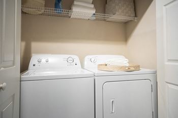 Washer and dryer included