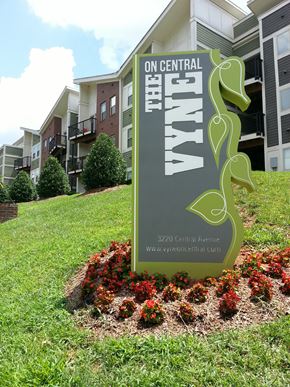 Charlotte apartment for rent - Entry sign
