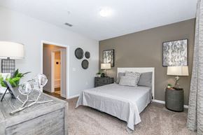 Hampton apartment for rent - Model Bedroom at Villas at Hampton, Hampton, 30228