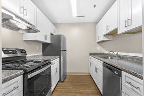 Manchester apartment for rent - Kitchen at Clocktower and Velvet Mill Apartments, Manchester, Connecticut