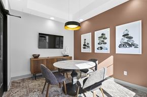 Rocky Hill apartment for rent - A dining room with a table and chairs.