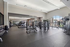 Pittsburg apartment for rent - A spacious gym with a variety of equipment.