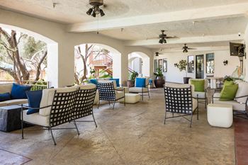 Pool cabana's with bbq's