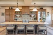 Fresno apartment for rent - Eat-In Kitchen Table With Sink at The Villas at Ellis Manor, California