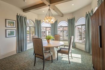 Separate dining area