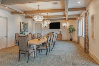 Restaurant style dining room