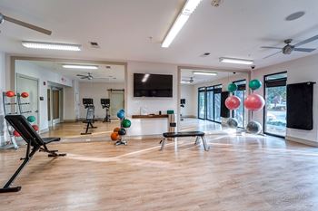Fitness center with wellness/yoga room