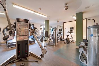Fitness center with wellness/yoga room
