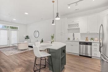Modern kitchen with island