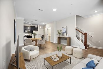 Upgraded apartment homes available featuring new plank flooring throughout entire space, new lighting, refreshed paint, modern fixtures & more!