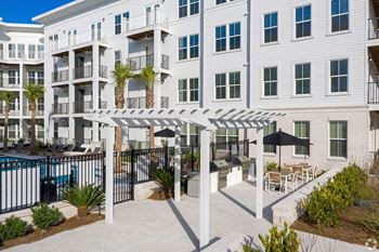 Outdoor living areas with grills