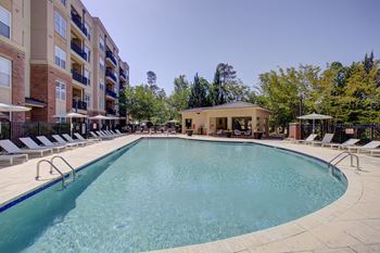 Resort style saltwater pool