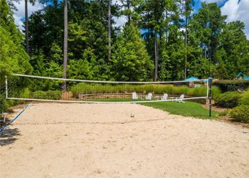 Beach volleyball court