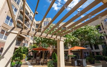Outdoor lounge area