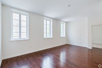 Hardwood floors in main living area