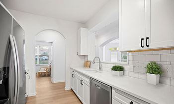 Spacious gourmet kitchens
