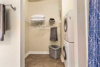Washer and dryer included
