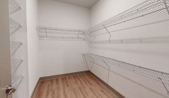 Large walk-in closets
