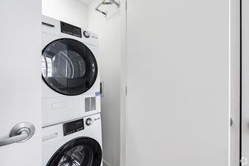 Washer and dryer included