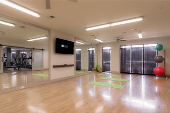 Fitness center with wellness/yoga room