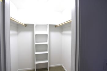 Large closets in most homes