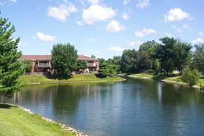 Lafayette apartment for rent - Exterior Image of Waterford Court Lake