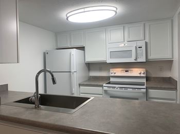 Microwave included in all homes