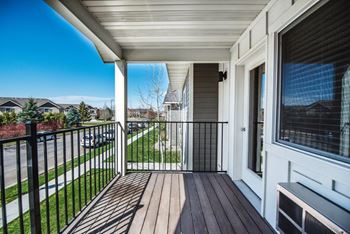 Large balcony