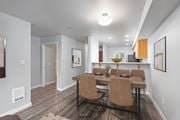 Lacey apartment for rent - A dining room with a table and chairs.