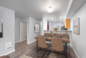 Lacey apartment for rent - A dining room with a table and chairs.
