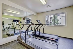 Chico apartment for rent - a gym with treadmills and other equipment at Gateway, Chico, California