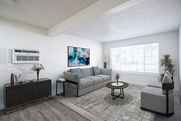 Pocatello apartment for rent - our apartments offer a living room with a couch and a coffee table