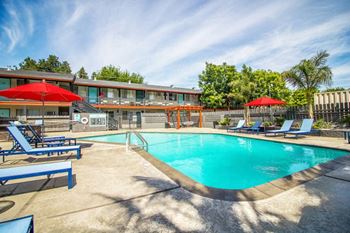 Woodland village pool